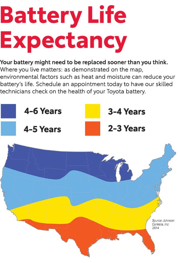 Battery Life Expectancy | Priority Toyota Chesapeake in Chesapeake VA