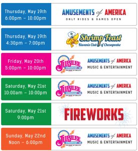 2016 Chesapeake activities hours