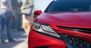 Red 2018 Toyota Camry