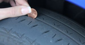 Tire Wear Measured With a Penny