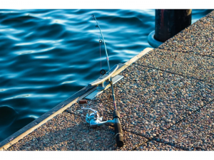 Fishing rod on pier | Priority Toyota Chesapeake in Chesapeake, VA