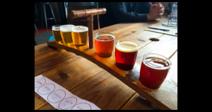 Craft beer flight | Priority Toyota Chesapeake in Chesapeake, VA