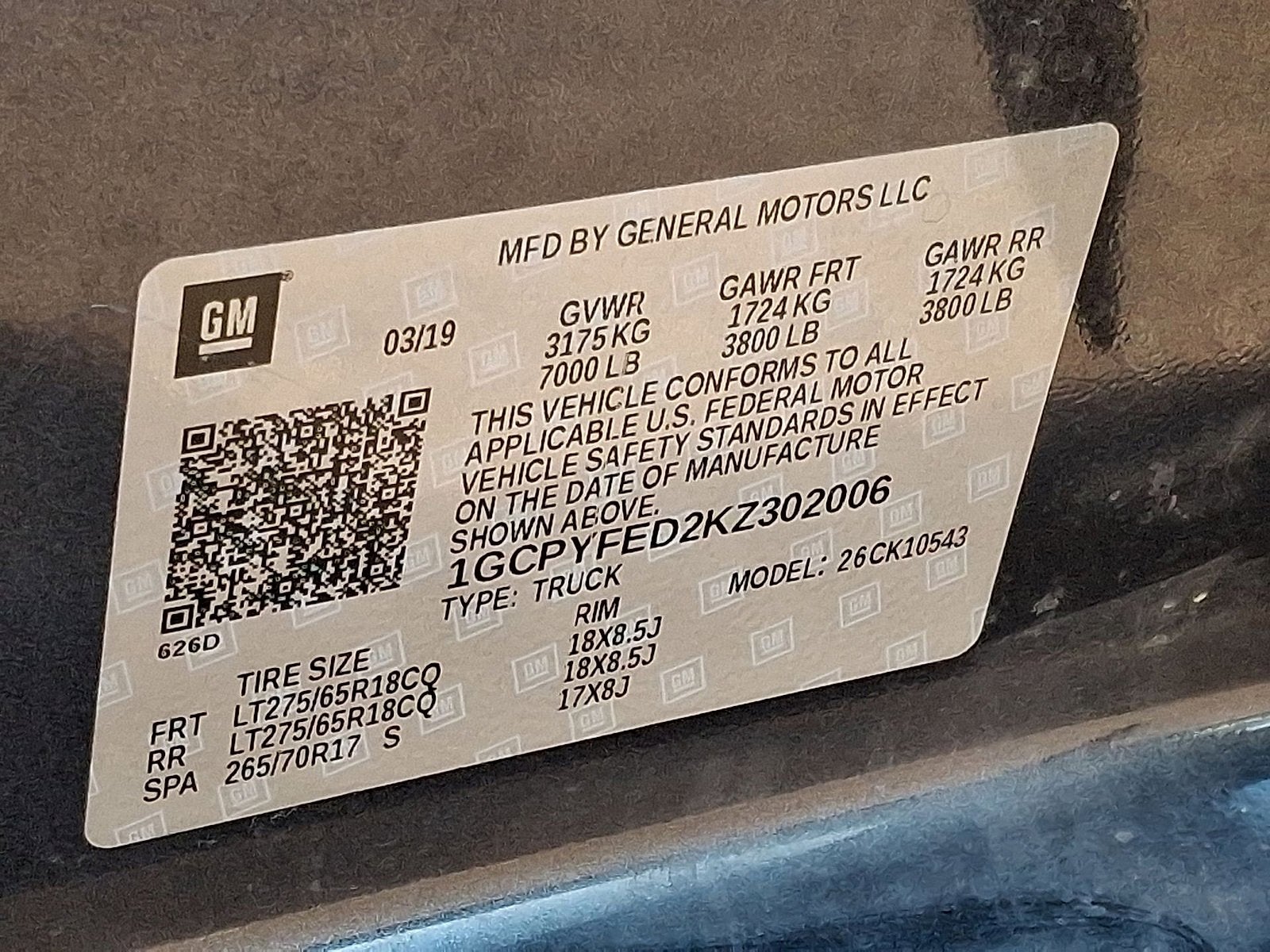 2019 Chevrolet Silverado 1500 LT Trail Boss