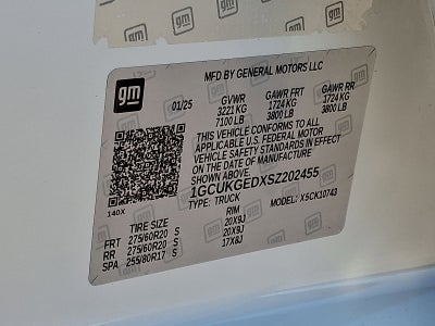 2025 Chevrolet Silverado 1500 LTZ