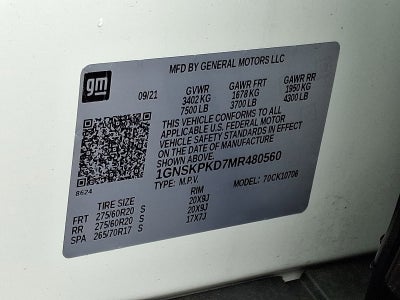 2021 Chevrolet Tahoe Z71