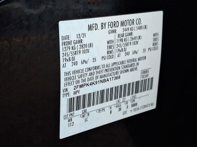 2022 Ford Edge Titanium