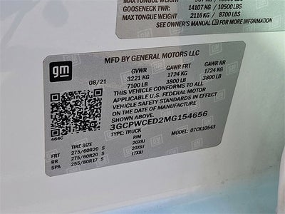 2021 Chevrolet Silverado 1500 LT