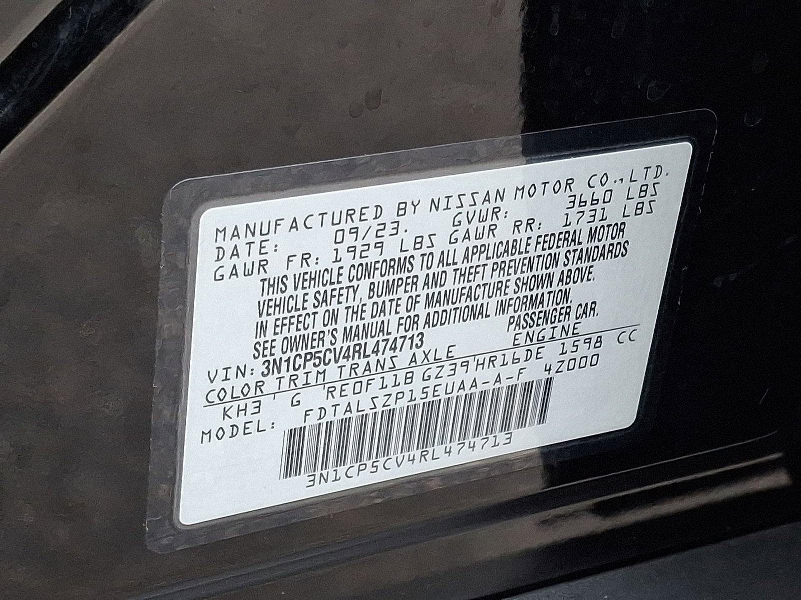 2024 Nissan Kicks SV Xtronic CVT