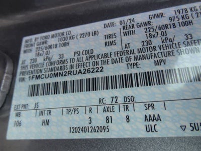 2024 Ford Escape ST-Line