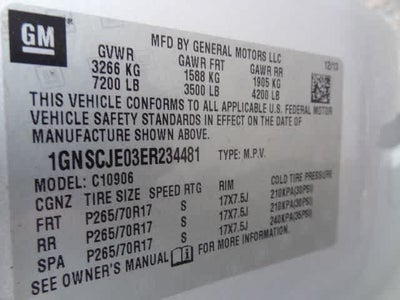 2014 Chevrolet Suburban 1500 LT