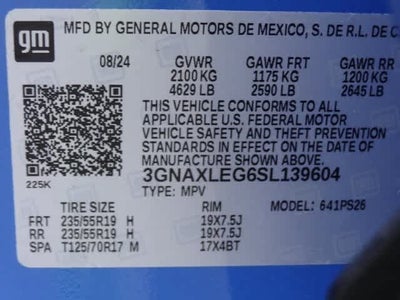 2025 Chevrolet Equinox RS