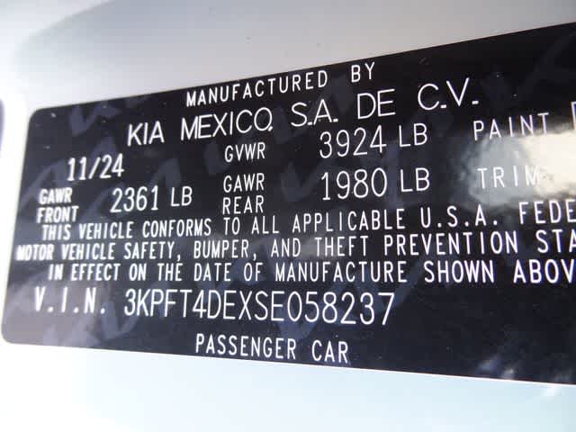 2025 Kia K4 LXS