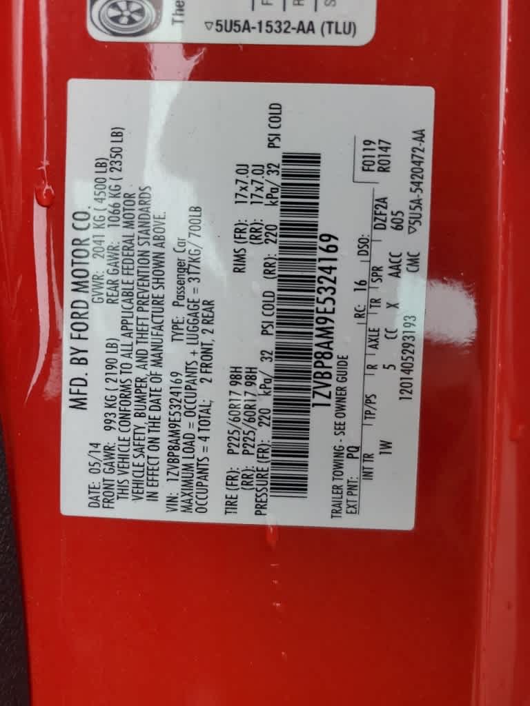 2014 Ford Mustang V6