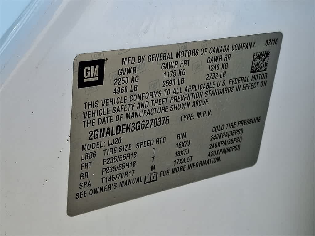 2016 Chevrolet Equinox LTZ