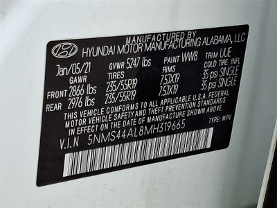 2021 Hyundai Santa Fe Limited