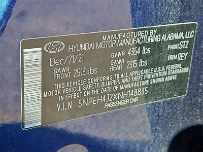 2022 Hyundai Sonata Limited
