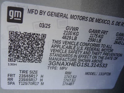 2025 Chevrolet Equinox FWD LT