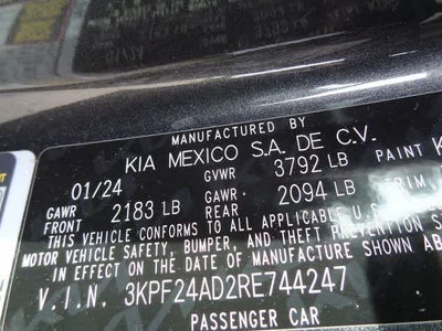 2024 Kia Forte LXS