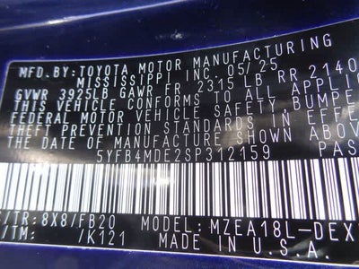 2025 Toyota Corolla LE