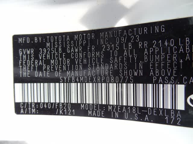 2024 Toyota Corolla LE