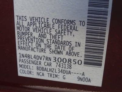 2024 Nissan Altima 2.5 SV