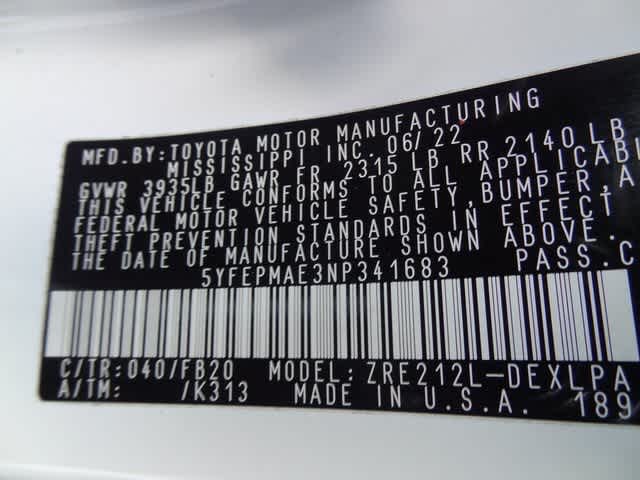 2022 Toyota Corolla LE