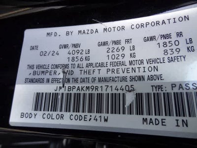 2024 Mazda Mazda3 Hatchback 2.5 S Select Sport