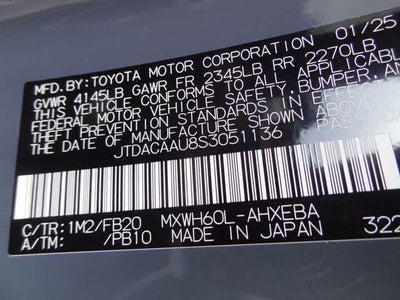 2025 Toyota Prius LE
