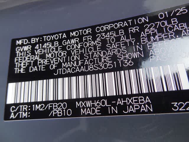 2025 Toyota Prius LE