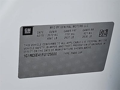 2015 Chevrolet Volt Base