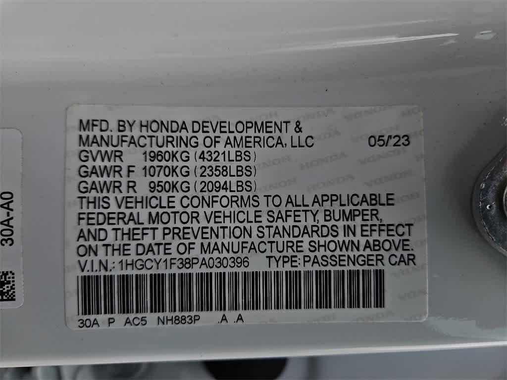 2023 Honda Accord Base