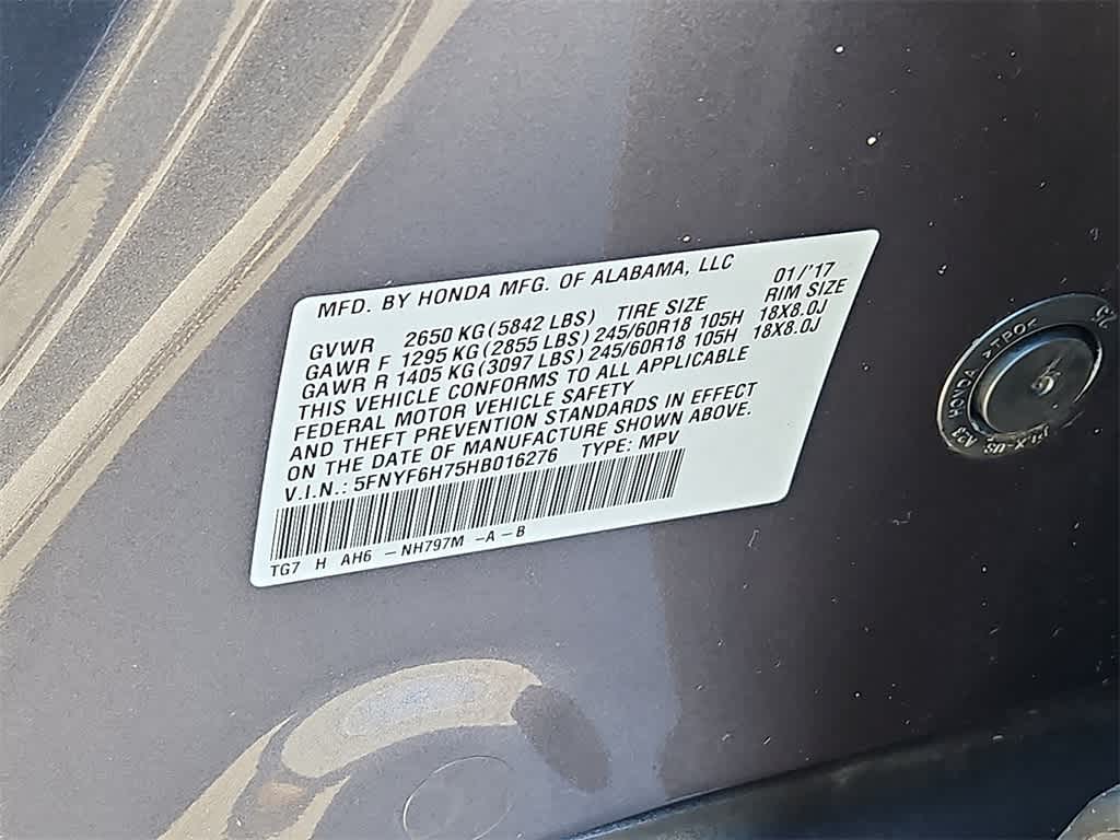 2017 Honda Pilot EX-L