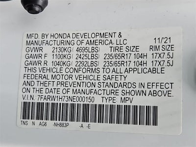 2022 Honda CR-V Special Edition