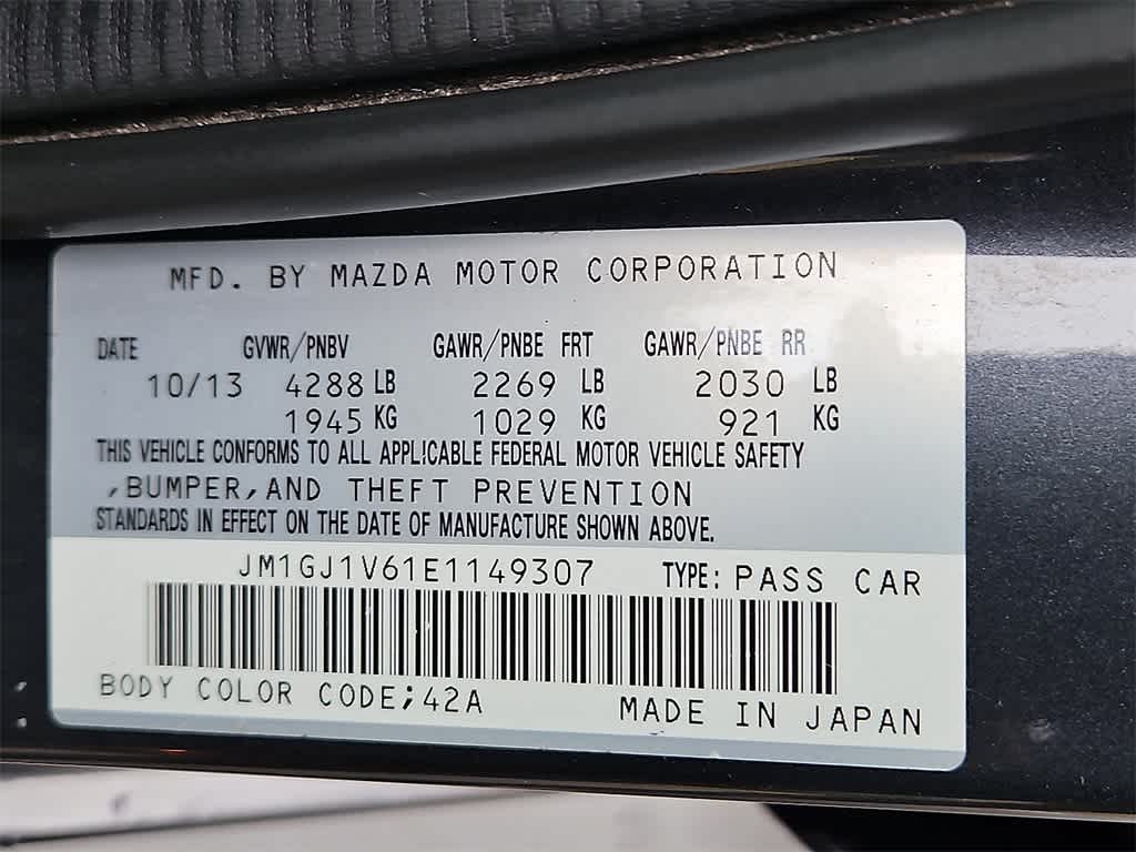 2014 Mazda MAZDA6 i Touring