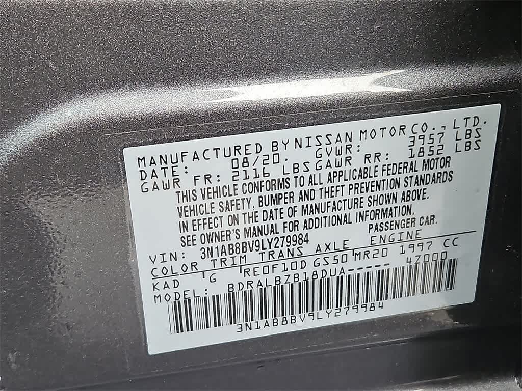 2020 Nissan Sentra S