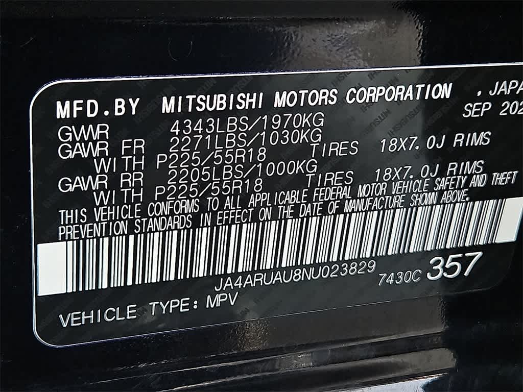 2022 Mitsubishi Outlander Sport ES