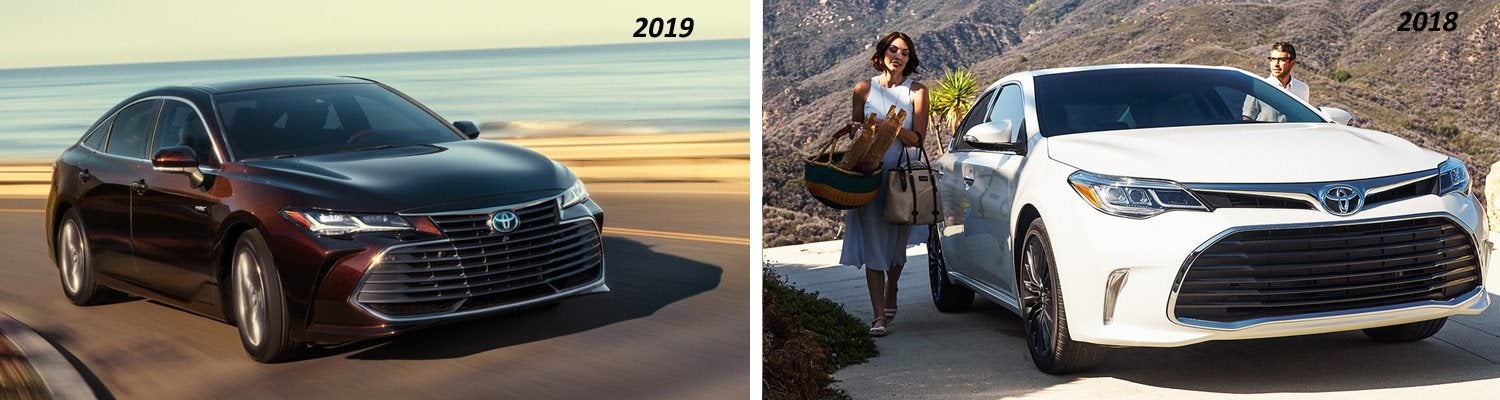 2019 vs. 2018 Toyota Avalon