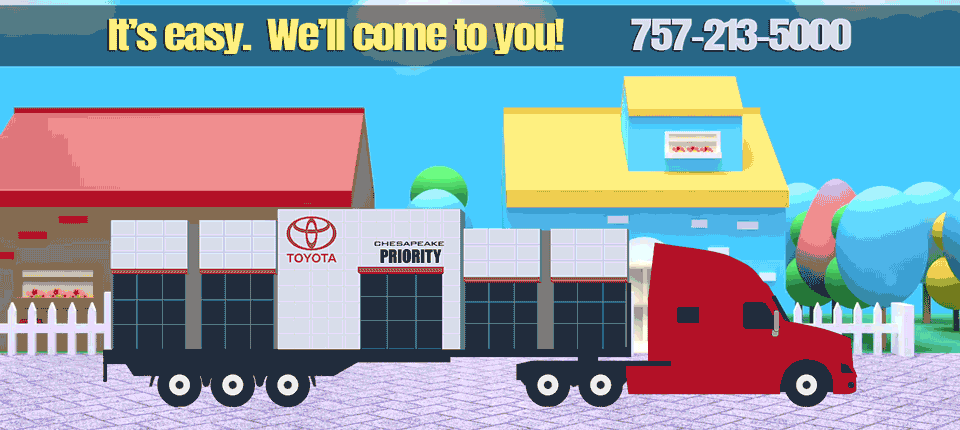 its easy, we'ill come to you