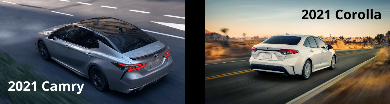2021 Toyota Camry vs 2021 Toyota Corolla in Chesapeake, VA