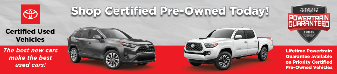 Priority Certified Vehicles