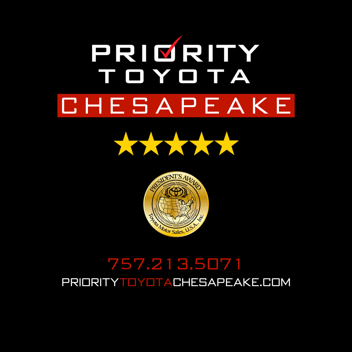 Priority Toyota Chesapeake serving Virginia Beach, VA