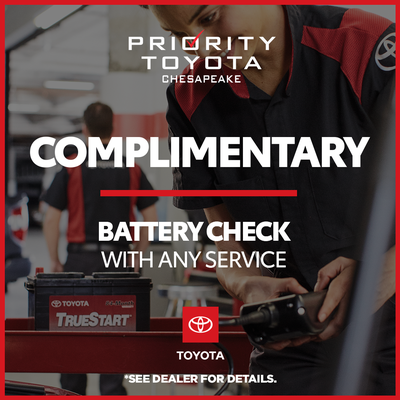 Complimentary Battery Check