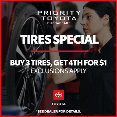 Service Specials | Parts Specials Norfolk, VA | Priority Toyota Chesapeake