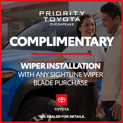 Complimentary Wiper Installation